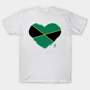 I love my country. I love Jamaica. I am a patriot. In my heart, there is always the flag of Jamaica T-Shirt